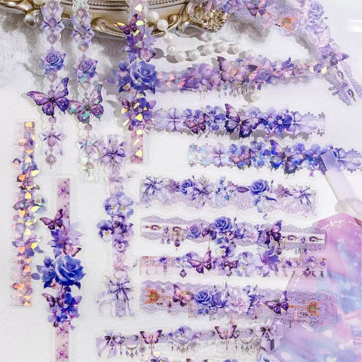 Dream series long butterfly stickers