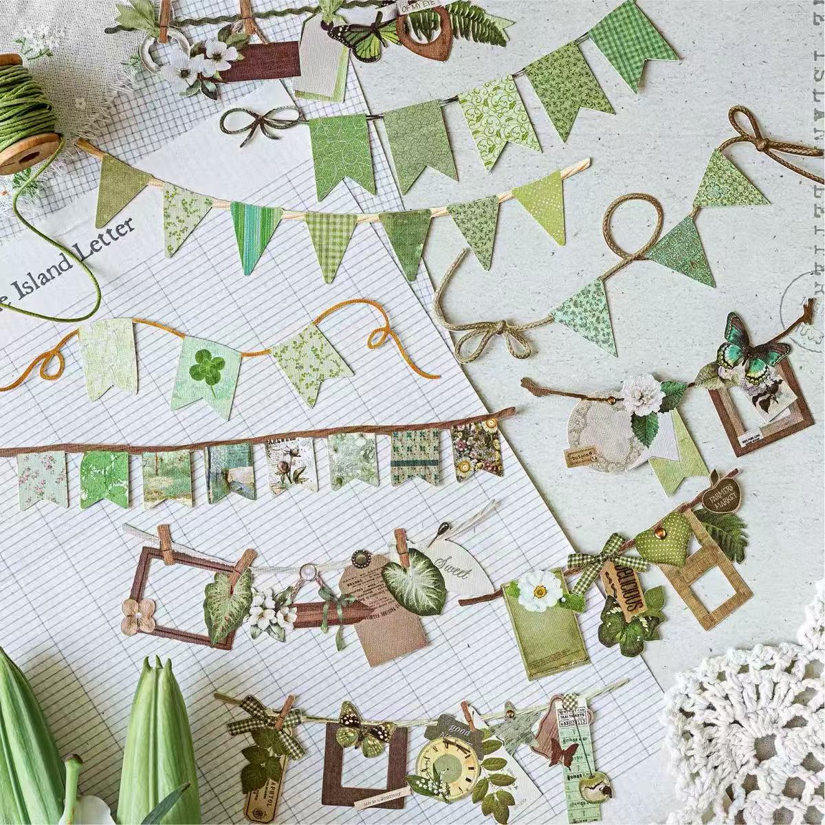 Handmade queuing retro creative stickers